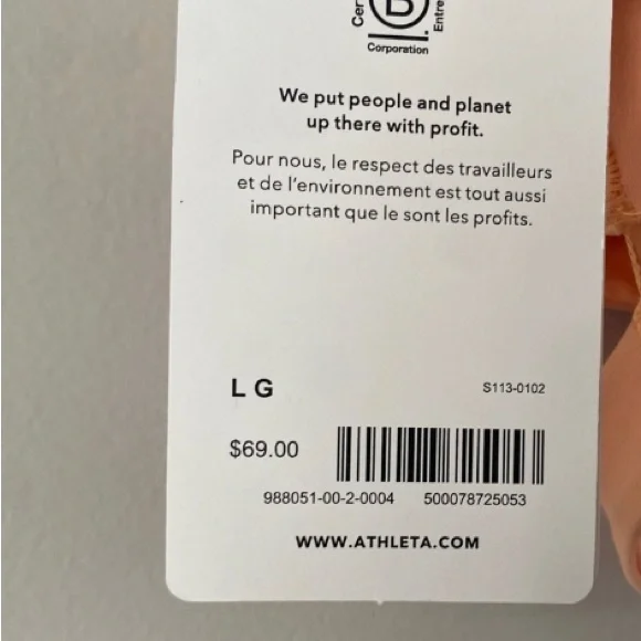 ATHLETA CONSCIOUS CUT OUT CROP D-DD - Picture 12 of 16